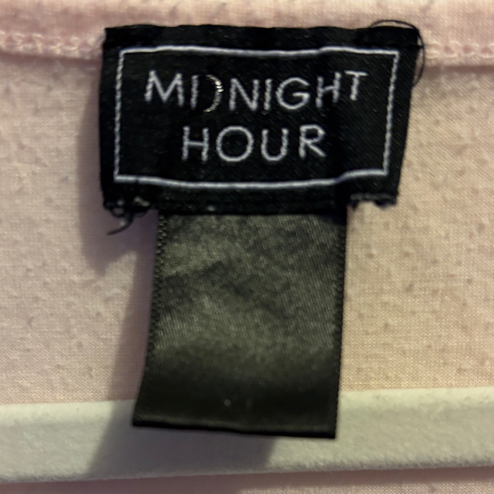 Midnight Hour | Women’s XL Pink Skeleton Ribcage Tank Top - Picture 2 of 3